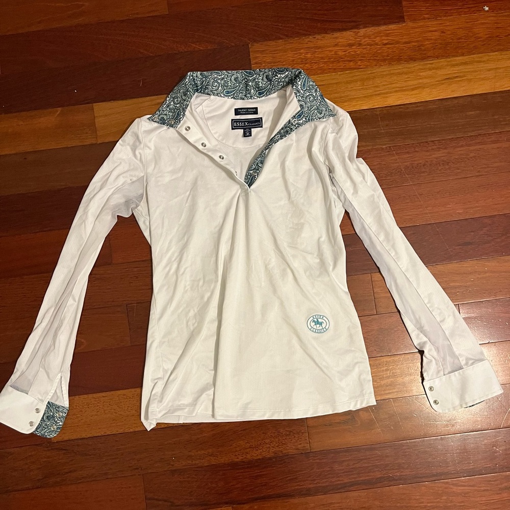 Essex Classics White Showing Shirt NWOT Equestrian